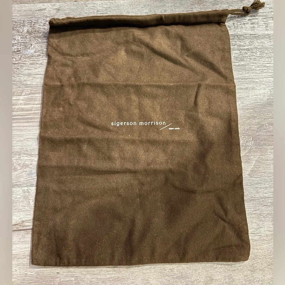 Sigerson Morrison Tan Drawstring Bag